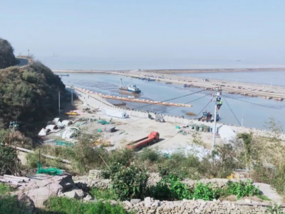 浙江金七門核電廠混凝土攪拌站及砂石廠臨時供電工程一階段順利送電！